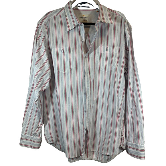 Tommy Bahama Other - Tommy Bahama Men's XL Bold Striped Long Sleeve Shirt Button Cotton Island B21